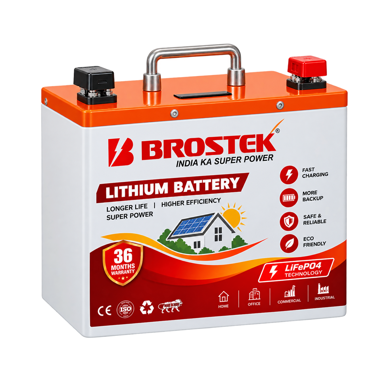 Brostek Lithium Battery for Inverters