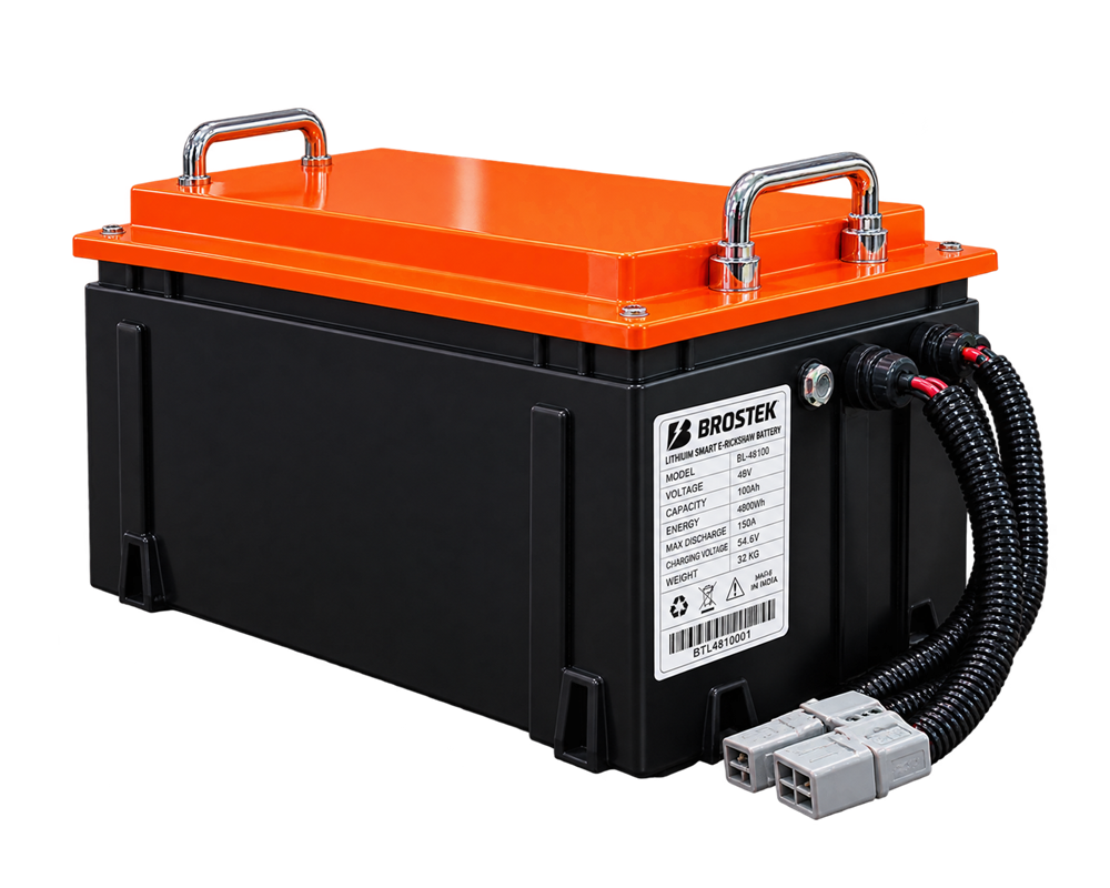 Brostek Lithium Smart E-Rickshaw Battery